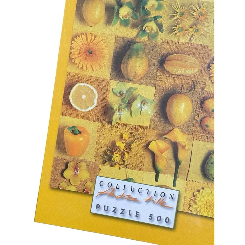 Heye Andrea Tilk Collection Yellow 500 Piece Puzzle Sealed 2004